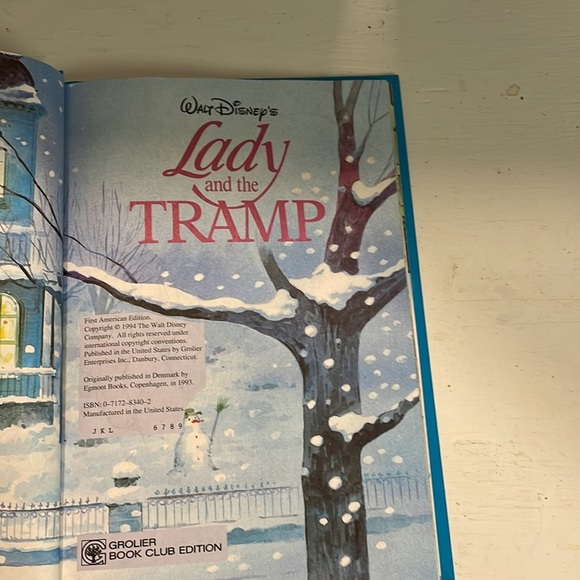 Vintage 1994 Walt Disney’s Wonderful World of Reading Lady and the Tramp book - Picture 4 of 9